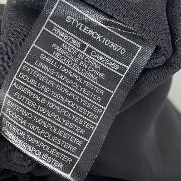 Cupcakes Cashmere Wide Leg Jumpsuit Black Pinstripe Size Medium Revolve Minimal - Picture 8 of 14